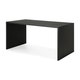 Bureau U - chêne vernis - noir - rectangulaire - avec système de rangement des câbles d'Ethnicraft, L. 160