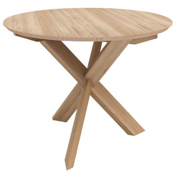 Table CIRCLE d'Ethnicraft, D. 163, Chêne