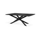 Table Mikado - chêne vernis - noir - rectangulaire d'Ethnicraft, 240x110x76