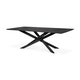 Table Mikado - chêne vernis - noir - rectangulaire d'Ethnicraft, 280x110x76
