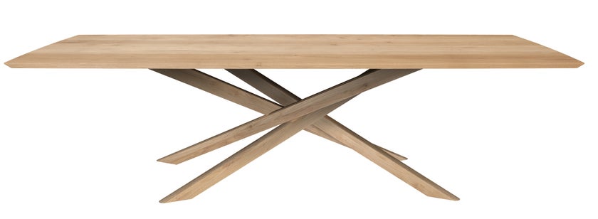 Table MIKADO d'Ethnicraft, L.280 x P.110 x H.76 cm, Chêne Table MIKADO d'Ethnicraft, L.280 x P.110 x H.76 cm, Chêne