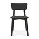Chaise CASALE d'Ethnicraft, Chêne teinté noir