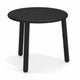 Table basse en aluminium YARD, Ø50 cm, Noir 
