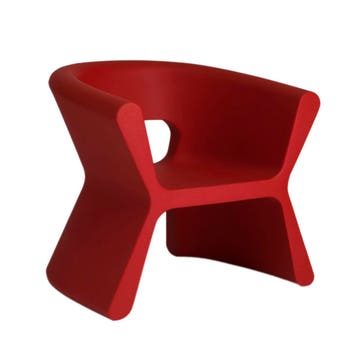FAUTEUIL PAL, Rouge de VONDOM