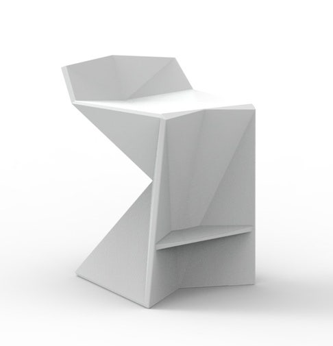 Tabouret de bar VERTEX de Vondom, Glacier