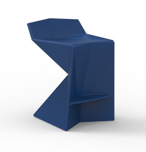Tabouret de bar VERTEX de Vondom, Navy Blue