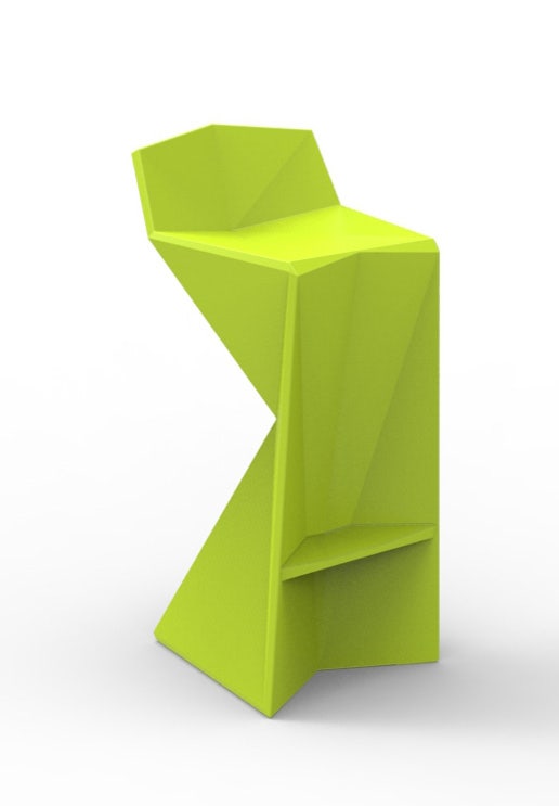 Tabouret de bar VERTEX de Vondom, Pistache Tabouret de bar VERTEX de Vondom, Pistache