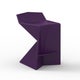 Tabouret de bar VERTEX, Plum