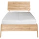 Lit AIR d'Ethnicraft, Matelas 180-200, Chêne