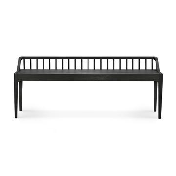 Banc SPINDLE d'Ethnicraft, 150 cm, Chêne noir