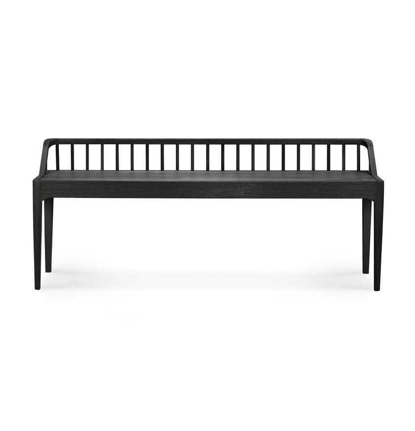 Banc SPINDLE d'Ethnicraft, 150 cm, Chêne noir