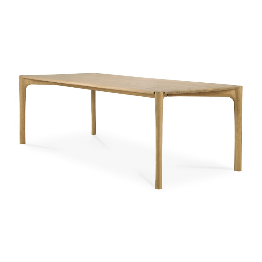 Table PI chêne Rectangulaire d'Ethnicraft, 240 x 100 cm Table PI chêne Rectangulaire d'Ethnicraft, 240 x 100 cm