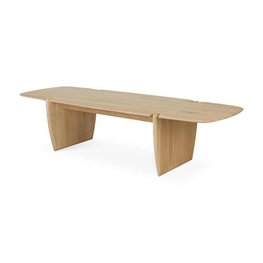Table basse PI - chêne vernis - rectangulaire d'Ethnicraft Table basse PI - chêne vernis - rectangulaire d'Ethnicraft