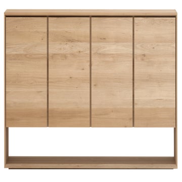 Buffet NORDIC d'Ethnicraft, 4 portes, Chêne