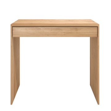 Console bureau WAVE d'Ethnicraft, 1 tiroir, Chêne