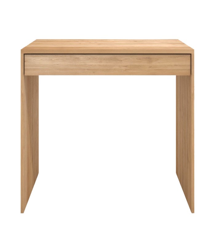 Console bureau WAVE d'Ethnicraft, 1 tiroir, Chêne