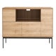  Meuble TV WHITEBIRD d'Ethnicraft, 1 porte / 1 porte battante / 2 tiroirs, Chêne