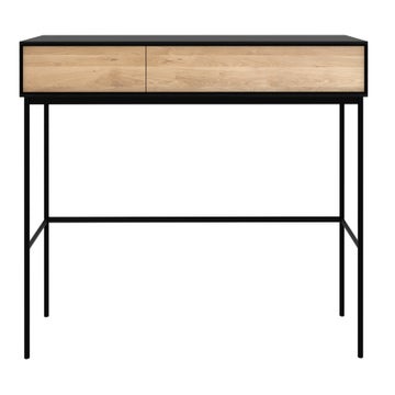 Bureau en chêne BLACKBIRD d'Ethnicraft, 2 tiroirs
