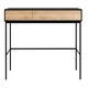 Bureau en chêne BLACKBIRD d'Ethnicraft, 2 tiroirs
