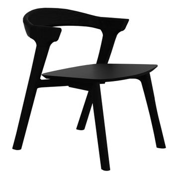 Chaise BOK en chêne, Noir brossé