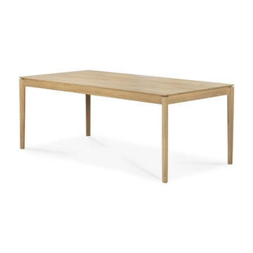 Table à rallonge BOK en chêne, 200/300x100x76, Chêne