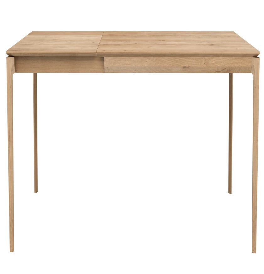 Table à rallonge BOK d'Ethnicraft, L.180/280 x P.100 x H.76 cm, Chêne