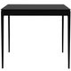 Table en chêne BOK, 220 x 95 x 76 cm, Noir