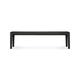 Banc BOK en chêne, L, Chêne teinté noir