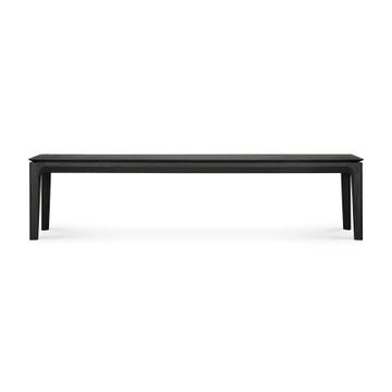 Banc BOK en chêne d'Ethnicraft, XL, Chêne teinté noir