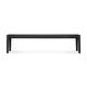 Banc BOK en chêne, XL, Chêne teinté noir