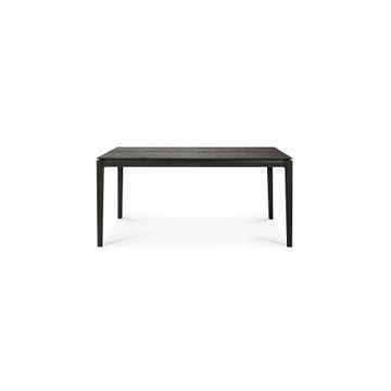 Table à rallonge BOK d'Ethnicraft, L.160/240 x P.90 x H.76 cm, Chêne teinté noir