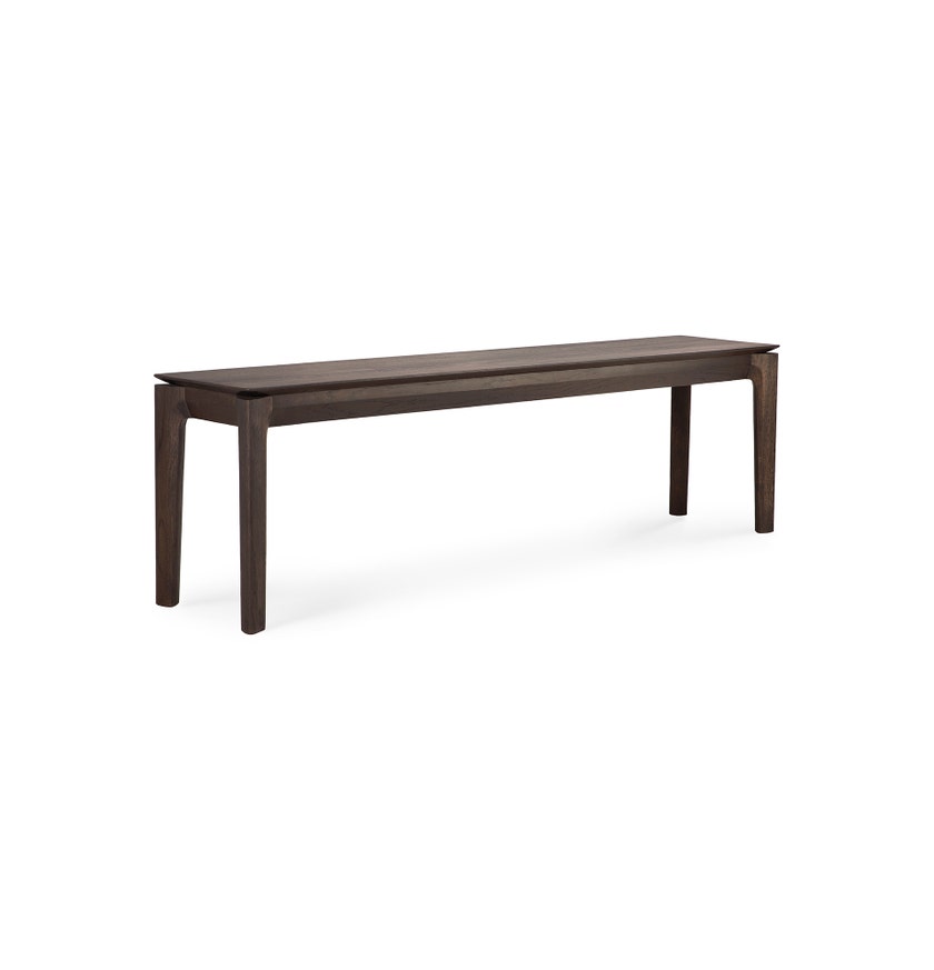 Banc BOK en chêne d'Ethnicraft, M, Brun foncé