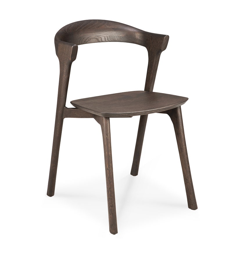Chaise BOK en chêne d'Ethnicraft, Brun