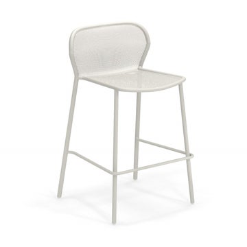 TABOURET DE BAR DARWIN, Blanc mat
