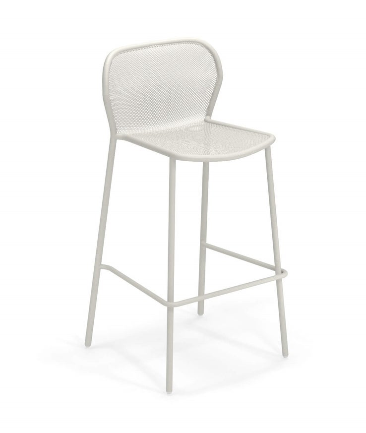 TABOURET DE BAR DARWIN, Blanc mat TABOURET DE BAR DARWIN, Blanc mat