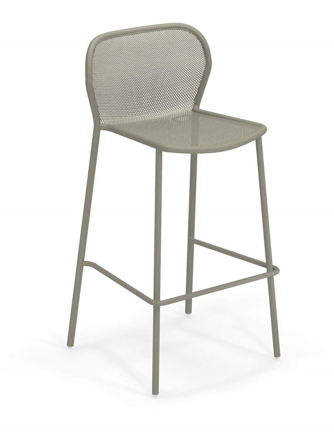 TABOURET DE BAR DARWIN, Gris / vert TABOURET DE BAR DARWIN, Gris / vert