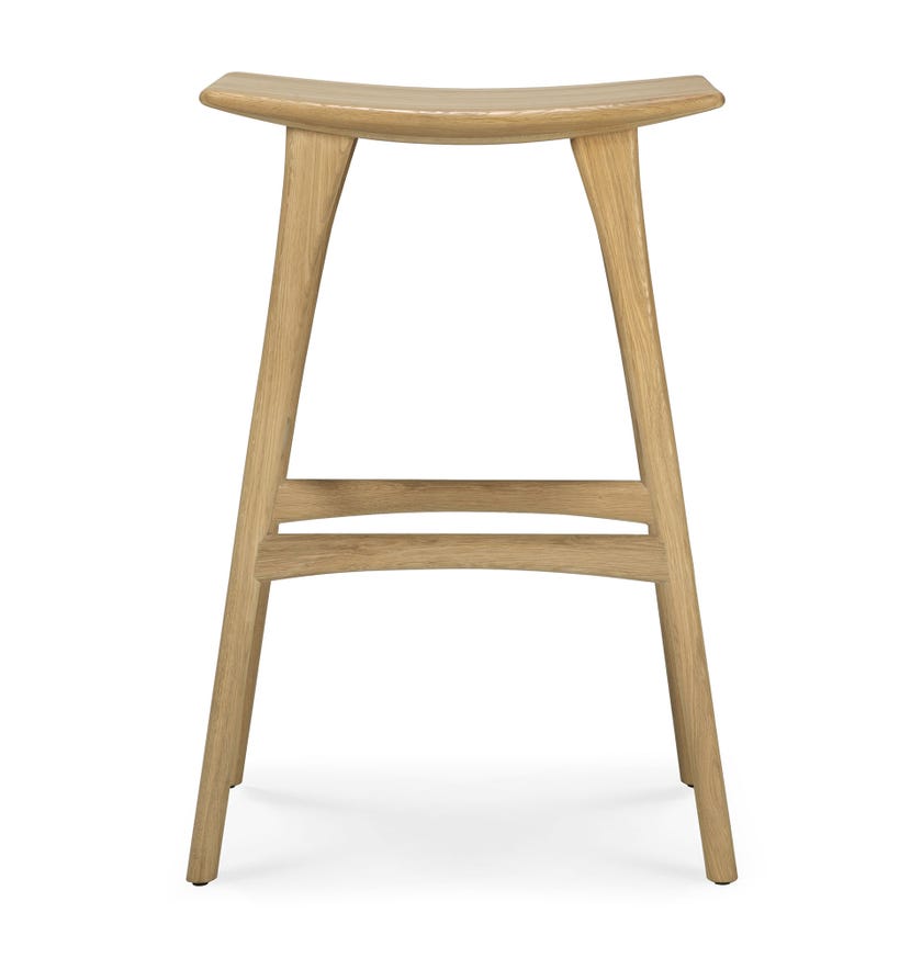 Tabouret de bar OSSO d'Ethnicraft, Chêne huilé