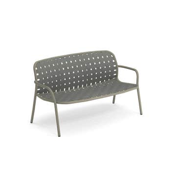 Sofa / banc 2 places YARD de Emu, Vert gris