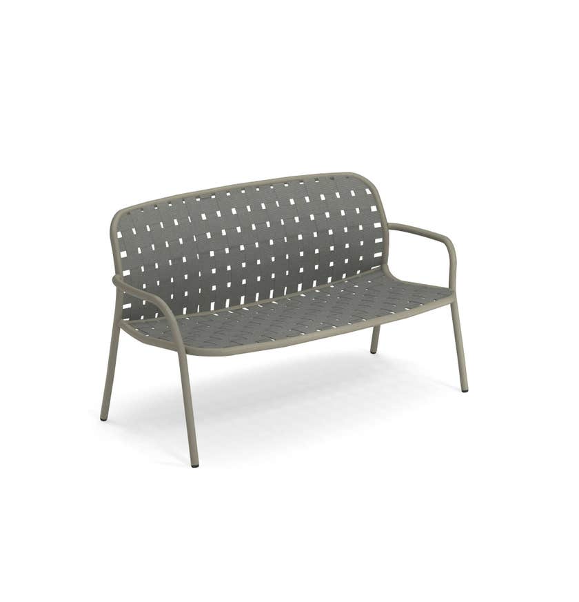 Sofa / banc 2 places YARD de Emu, Vert gris