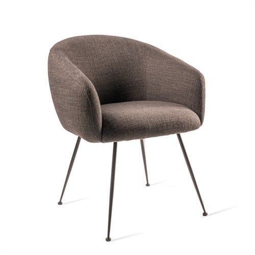 Fauteuil de table BUDDY de Pols Potten, Gris foncé Fauteuil de table BUDDY de Pols Potten, Gris foncé