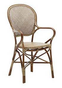 Fauteuil de table ROSSINI de Sika Design, Antique Fauteuil de table ROSSINI de Sika Design, Antique