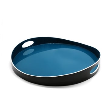 Plateau BASILE de Sarah Lavoine, Ø50 cm, Bleu