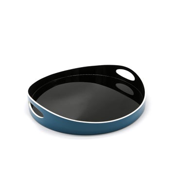 Plateau BASILE de Sarah Lavoine, Ø.40 cm, Bleu