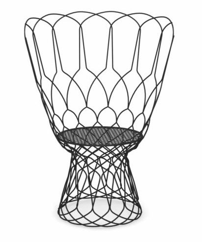 Fauteuil RE-TROUVE sans coussin de Emu, Noir Fauteuil RE-TROUVE sans coussin de Emu, Noir