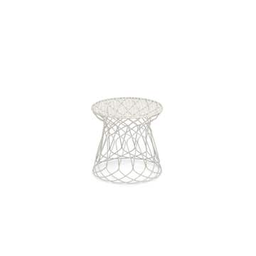 Pouf RE-TROUVE de Emu, Blanc mat