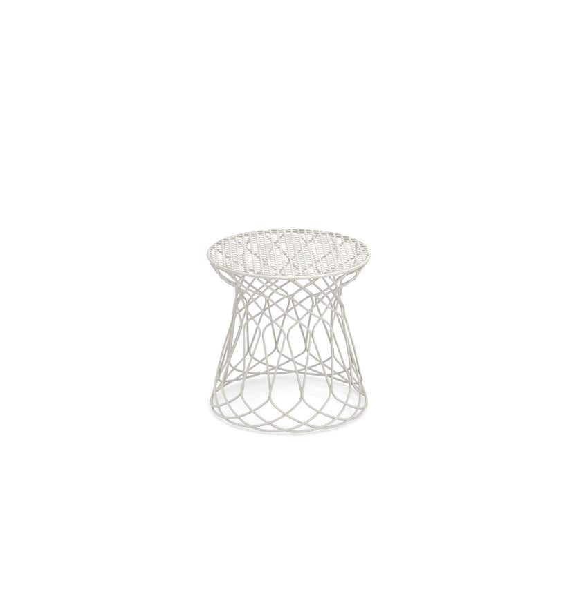 Pouf RE-TROUVE de Emu, Blanc mat