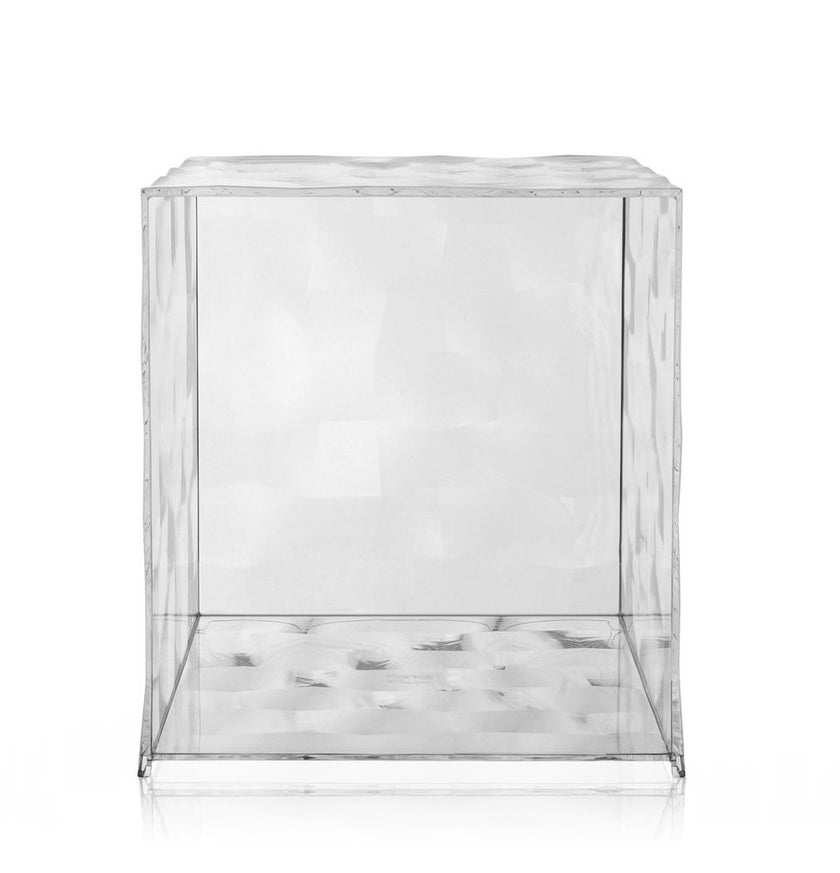 Meuble de rangement Cube OPTIC sans battant de Kartell, Cristal
