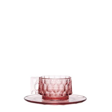 Tasse à café JELLIES FAMILY de Kartell, Rose