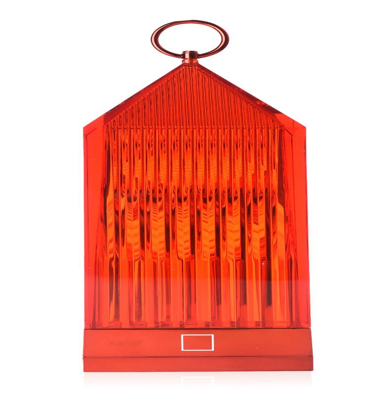 Lampe LANTERN de Kartell, Rouge