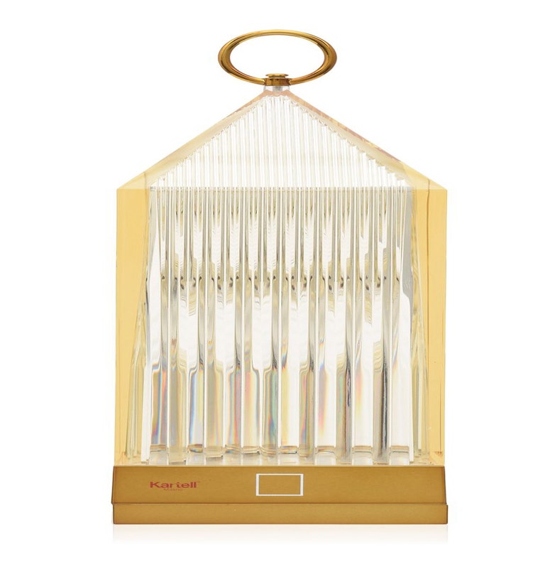 Lampe LANTERN de Kartell, Ambre